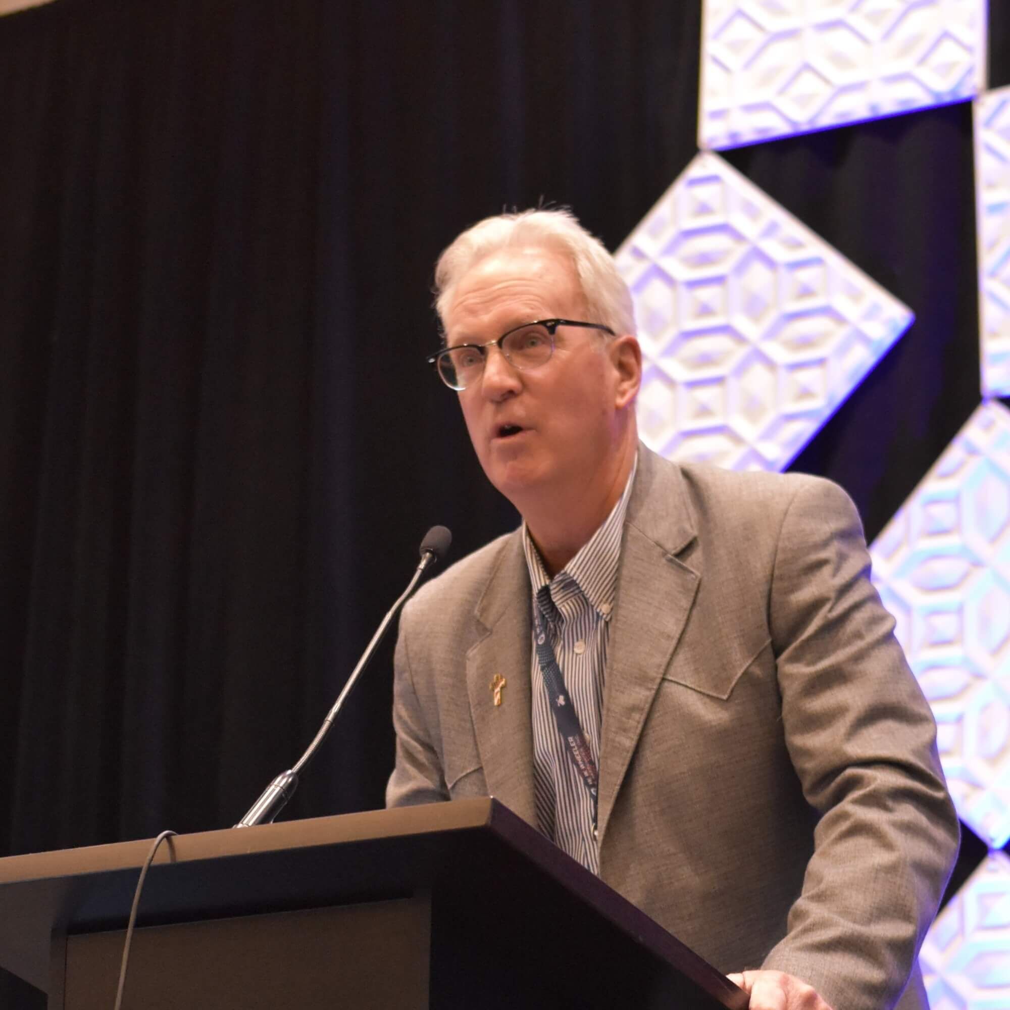 Travis Smith speaking at the 2026 CWC Annual Convention